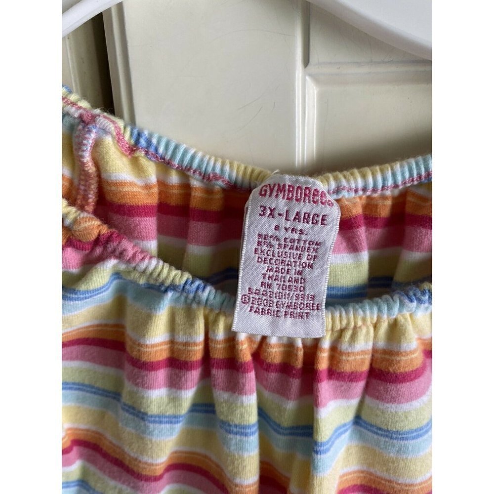 Gymboree Size 8 Short Sleeve Rainbow Stripe Dress - Picture 4 of 4